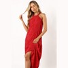 Petal and Pup Womens Melody Plisse Halter Maxi Dress - 2 of 4