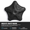 Crestlive Products Outdoor Umbrella Base,Stand with 2 Wheels Heavy Duty 42lbs Mobile Market Umbrella Base, Pentagonal Cement Rolling Holder - 3 of 4