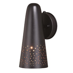 Vaxcel Ephraim 1 - Light Sconce in  Textured Black - 1 of 4