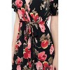 WEST K Women's Georgia Faux Wrap Dress with High-Low Hem and Tie Waist - 3 of 4