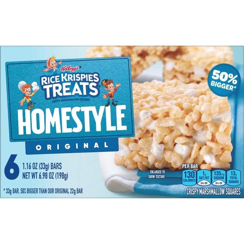 Rice Krispies Treats Homestyle Original - 6.98oz/6ct, 6 of 10