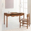 MH London Gozo 48" Solid Wood Writing Desk - 2 of 4