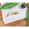SalesOne LLC The Polar Express "Believe" Gold Train Ticket Enamel Charm Keychain - 4 of 4