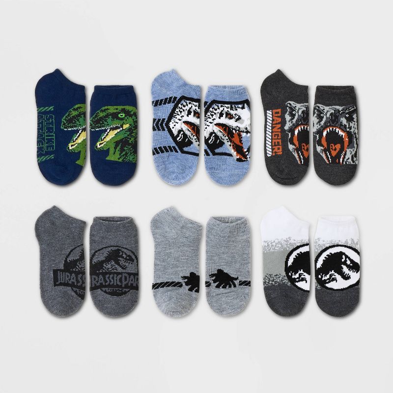 Boys' Jurassic Park 6pk Socks, 1 of 4