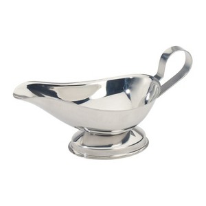 Winco Gravy Boat, Stainless Steel, 5 oz - 1 of 1