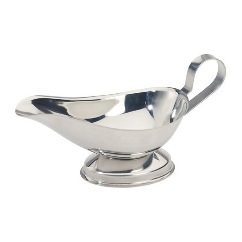 Bruntmor 20 Oz Ceramic Gravy Boat With Tray, Blue : Target