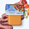 Gerber Baby Food Stage 2 Vegetable & Beef Puree Tub - 2ct/4oz - 3 of 4