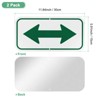 Unique Bargains Aluminum Reflective Outdoor Durable Arrow Sign 1 Pc - 3 of 4