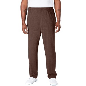 KingSize Lightweight Jersey Open-Bottom Sweatpants - 1 of 4