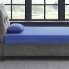 TinyHomie 7inch Mattress and Pillow Set Breathable Fabric Gel-Infused Memory Foam Mattress, Blue, Mattress in a Box - 3 of 4