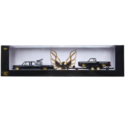M2 MACHINES AUTO HAULERS 1976 GMC SIERRA 3500 DUALLY & 1976 GMC SIERRA GRANDE 15 SQUAREBODY