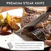 Bellemain Premium 8-Piece Steak Knife Set – Serrated, Stainless Steel, Dishwasher Safe - 3 of 4