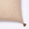 Euro Herringbone Weave with Tassels Decorative Throw Pillow - Threshold™ designed with Studio McGee - image 3 of 4