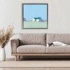 Stupell Industries Palmer Farm in Muted Blues Floating Frame Canvas Art - 3 of 4