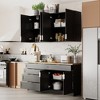 FUFU&GAGA Modular Kitchen Cabinet Set: Wall - Mount + Base Units, Streamlined Storage & Stylish Prep Zone - 2 of 4