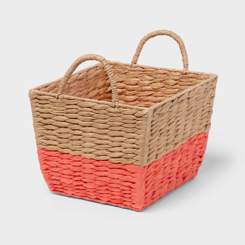 Rectangular Kids' Woven Basket - Pillowfort™, 1 of 11