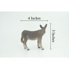 Collectible Wildlife Gifts | Donkey, Hand Painted, Museum Quality, Desert, Rubber Animal,   Burro, Diorama, Toy,  Gift,  4 Inches.  CH846 BB197 - 3 of 4