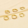 Inerney Gold Huggie Hoop Earrings Set for Women, Dainty Small Sterling Silver Earring Stacks Hypoallergenic Jewelry for Multiple Piercings - 4 of 4