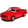 1992 GMC Sierra GT Red Pickup Truck 1/24 Diecast Model by Motormax - 2 of 4