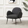 Crystalyn Boucle Accent Chair - SFV4790 - Safavieh Couture - 2 of 4