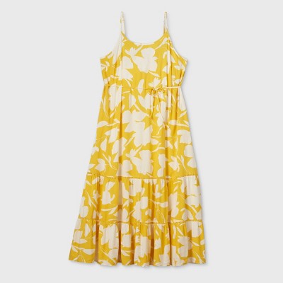 yellow floral dress target