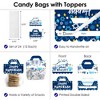 Big Dot of Happiness Hanukkah Menorah - DIY Chanukah Holiday Party Clear Goodie Favor Bag Labels - Candy Bags with Toppers - Set of 24 - 3 of 4