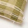18"x18" Stripe Square Toss Pillow Green/Tan - Hearth & Hand™ with Magnolia - 4 of 4