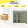 Versatile Bathroom Vanity with Sink: Elevate Your Space with Clean Lines and Contemporary Style in Any Finish - 3 of 4