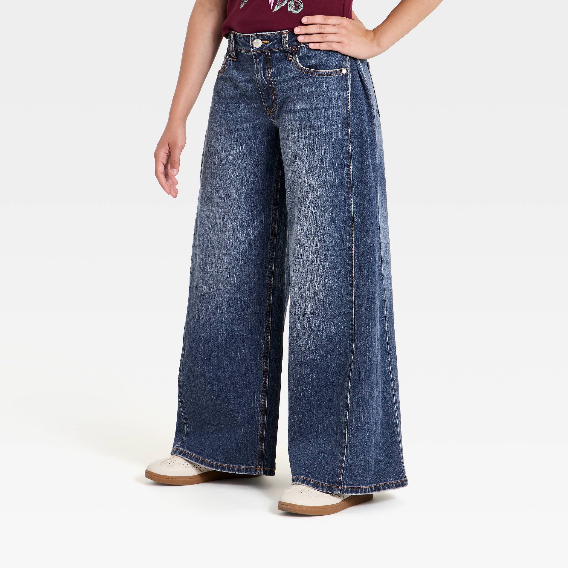 Girls' Low-Rise Ultra Loose Jeans - art class™