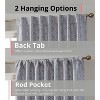 HLC.ME Franklin Moroccan 100% Complete Blackout Heavy Thermal Insulated Rod Pocket Back Tab Curtain Panels, Set of 2 - 3 of 4