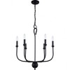 Quoizel Lighting - Blanche - 6 Light Chandelier in Matte Black - 2 of 4