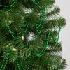 Northlight Shiny Metallic Beaded Christmas Garland - 15' x .25" - Emerald Green - Unlit - 2 of 4