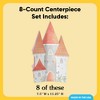 Big Dot of Happiness 3D Princess Castle Centerpiece Table Decorations, Freestanding Princess Party Centerpieces Decor - 8 Count - 4 of 4