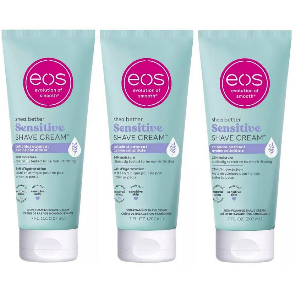 Photos - Hair Removal Cream / Wax E.O.S. eos Shea Better Shave Cream - Sensitive Skin - 7 fl oz/3pk 