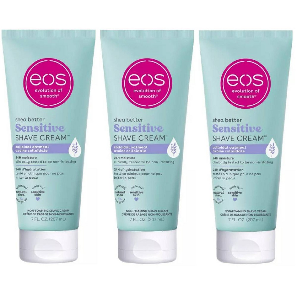 Photos - Shaving Foam / Shaving Cream E.O.S. eos Shea Better Shave Cream - Sensitive Skin - 7 fl oz/3pk 