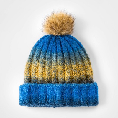 Boys' Ombre Hat - Cat & Jack™ Yellow/Blue