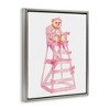 Stupell Industries Teddy Bear Life Guard Floating Frame Canvas Art - 2 of 4