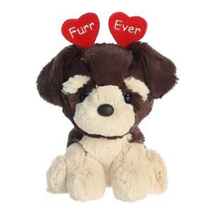 Aurora Small Furr-Ever Rottweiler Love On The Mind Heartwarming Stuffed Animal Brown 6" - 1 of 4