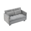 GlasFlength Sofas Contemporary Sofa with Cushioned Support and Clean Lines for Modern Living Spaces, Gray,53”*35.5”*30" - 3 of 4