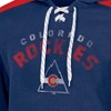 NHL Colorado Rockies Men's Vintage Lace-Up Fleece Hooded Sweatshirt - 3 of 3