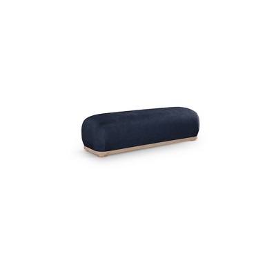 Meridian Furniture,Calum Chenille Fabric Bench