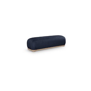 Meridian Furniture,Calum Chenille Fabric Bench - 1 of 4