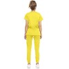 MediChic Womens 8-Pocket Scrubs Set- V-Neck with 4-Pocket Jogger Scrub Pants - 2 of 4