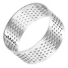 Unique Bargains Heat-Resistant Perforated Stainless Steel Small Cake Mousse Rings - 4 of 4