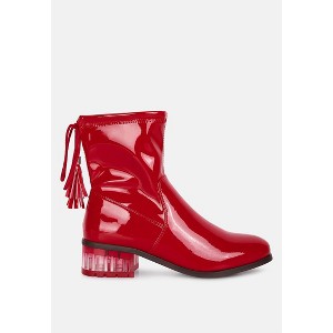 Cheer Leader Tassels Detail Ankle Boots Women - 1 of 4