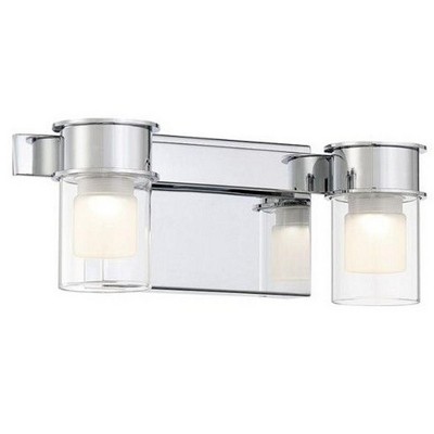 George Kovacs Lighting Herald Square 2 - Light Vanity in  Chrome