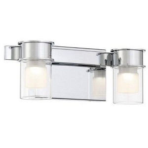 George Kovacs Lighting Herald Square 2 - Light Vanity in  Chrome - 1 of 1