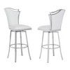 Chintaly Imports,Contemporary Swivel Bar Stool  Design Back - 2 of 4
