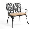 Long Chair Outdoor With Cushion, Long Chair Beach Aluminum, Garden Benches For Outdoor, Lounge Chair Cushions Outdoor-Cuddlewood - 2 of 4