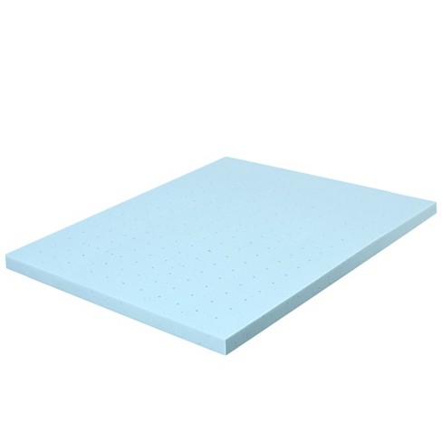 Costway 4''Gel-Infused Memory Foam Mattress Topper Ventilated Bed Pad Full